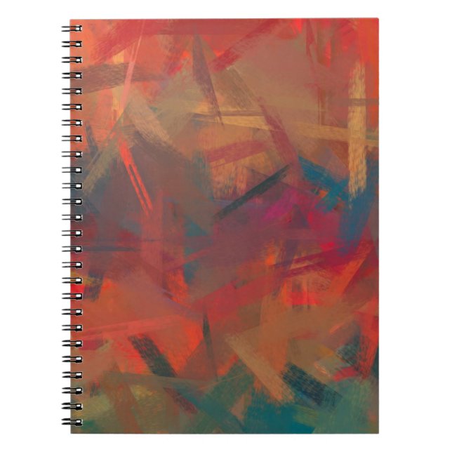 Cuaderno Pintura Colorida Abstracta (Frente)