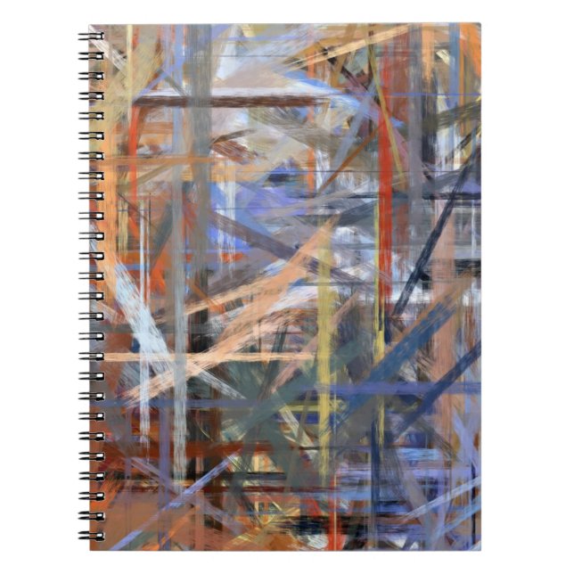 Cuaderno Pintura Colorida Abstracta #3 (Frente)