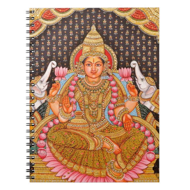 CUADERNO PINTURA COMPLEJA DE GAJA LAKSHMI TANJORE {IND DEL (Frente)