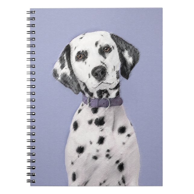 Cuaderno Pintura dálmata - Arte de perro original (Frente)