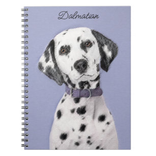 Cuaderno Pintura dálmata - Arte de perro original