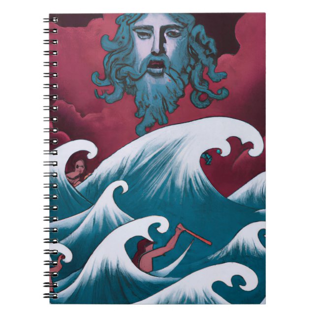 Cuaderno Pintura de aceite de Crimson Neptune (Frente)