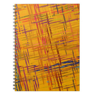 Cuaderno Pintura de aceite decorativa. Arte dinámico vibran