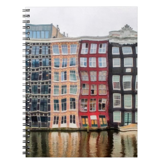 Cuaderno Pintura de aceite. Obra de arte acrílico. Dibujo d (Frente)