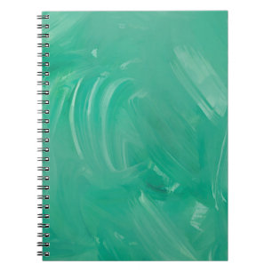 Cuaderno Pintura de acrílico verde texturizado