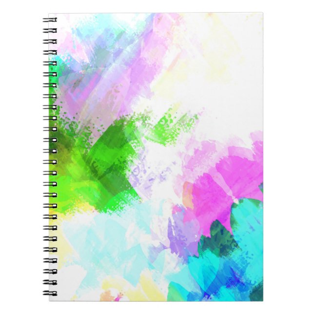 Cuaderno Pintura de acuarela abstracta (Frente)