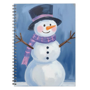 Cuaderno Pintura de Acuarela de Navidad de Frosty el Muñeco