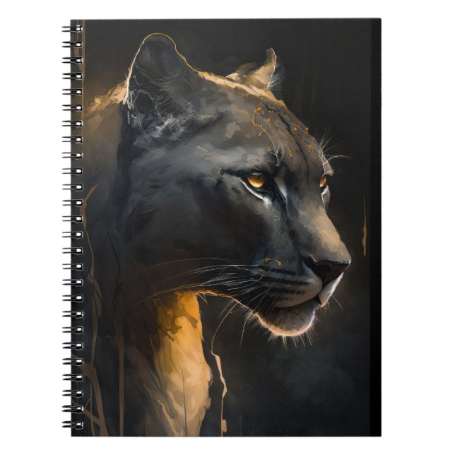 Cuaderno Pintura de animales de la naturaleza silvestre (Frente)