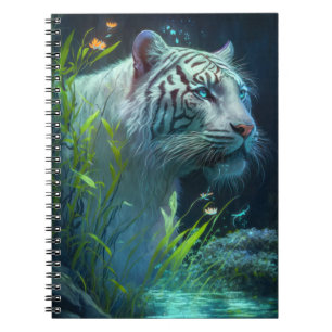 Cuaderno Pintura de animales de tigre al aire libre