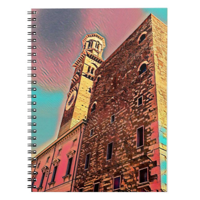 Cuaderno Pintura de arquitectura de Italia (Frente)