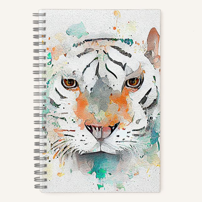 Cuaderno Pintura de arte de acuarela sobre la naturaleza de (Anverso)