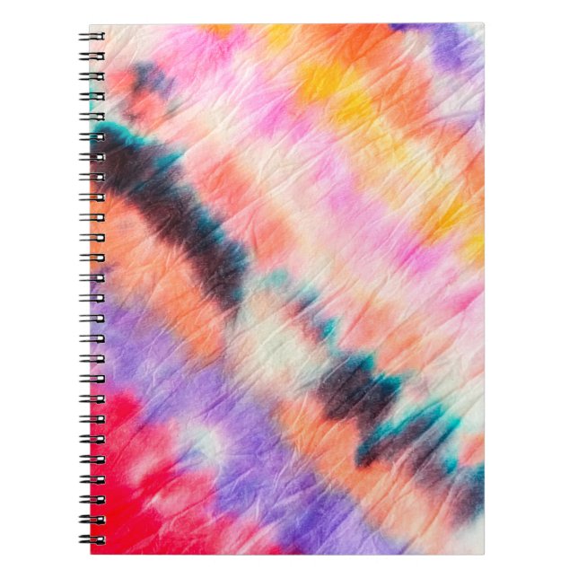 Cuaderno Pintura De Arte Sucio Azul. Textura de tintes. Púr (Frente)