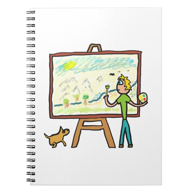 Cuaderno Pintura de artista (Frente)