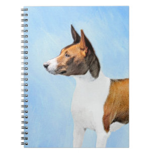 Cuaderno Pintura de Basenji - Arte original muy bonito