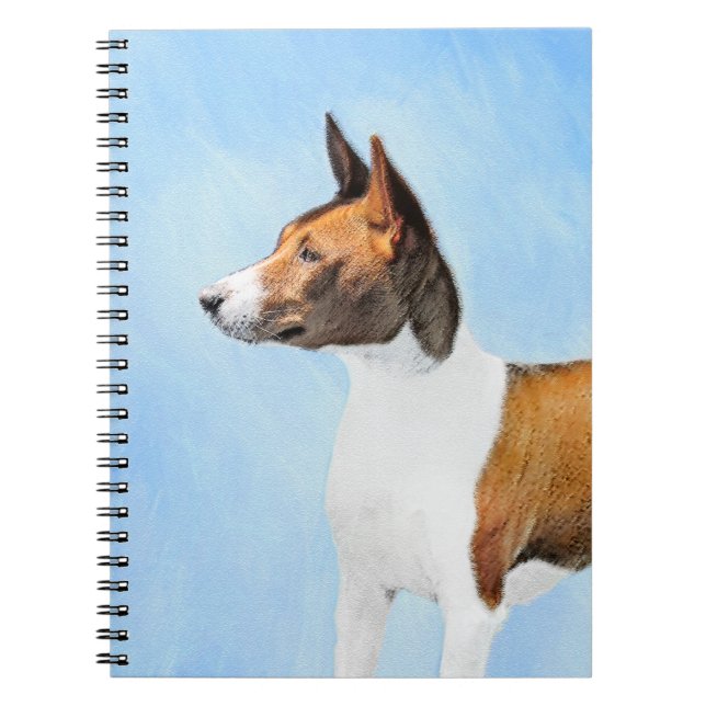 Cuaderno Pintura de Basenji - Arte original muy bonito (Frente)