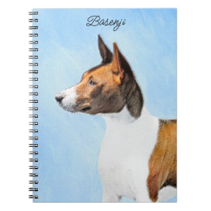 Cuaderno Pintura de Basenji - Arte original muy bonito