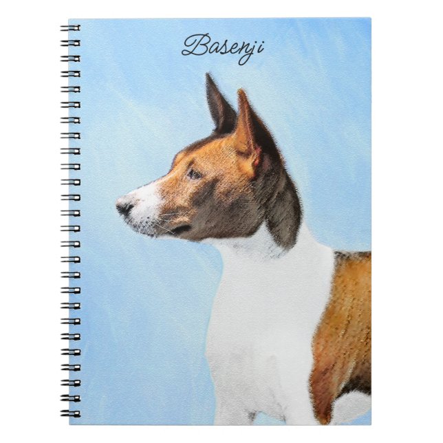 Cuaderno Pintura de Basenji - Arte original muy bonito (Frente)