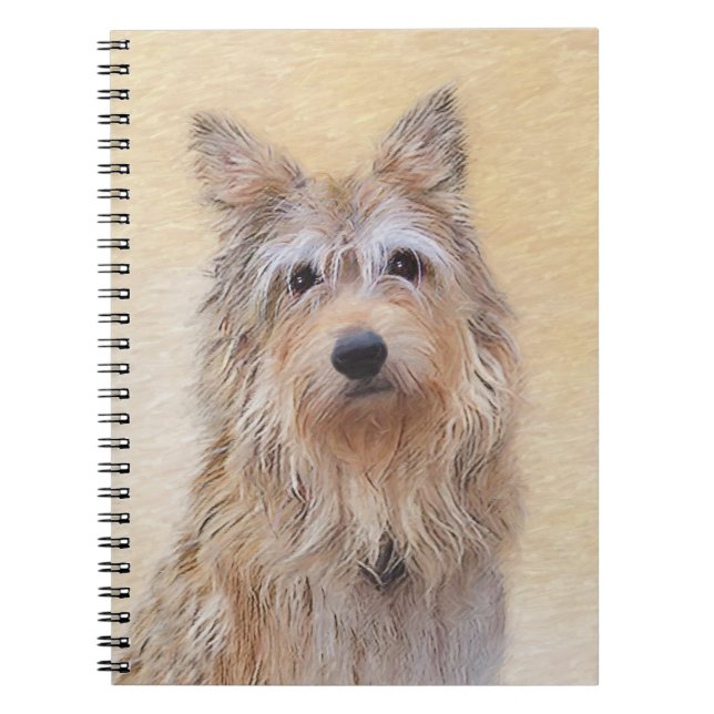 Cuaderno Pintura de Berger Picard - Arte de Perro Original. (Frente)