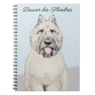 Cuaderno Pintura de Bouvier des Flandres - Arte original de