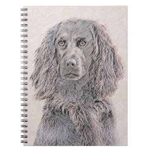 Cuaderno Pintura de Boykin Spaniel - Arte de Perro Original