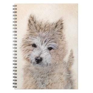 Cuaderno Pintura de Cachorro de Cairn Terrier - Arte Perro