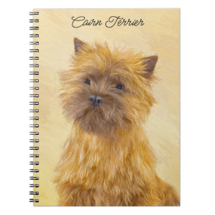 Cuaderno Pintura de Cairn Terrier - Arte Perro Original.