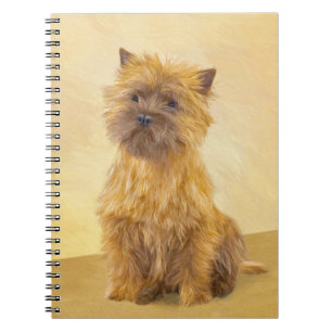 Cuaderno Pintura de Cairn Terrier - Arte Perro Original.