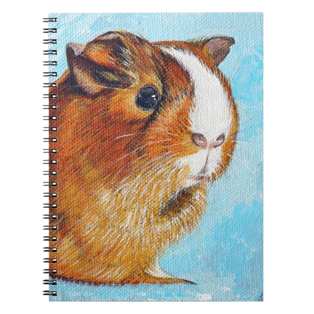 Cuaderno Pintura de cerdo de Guinea - coco (Frente)