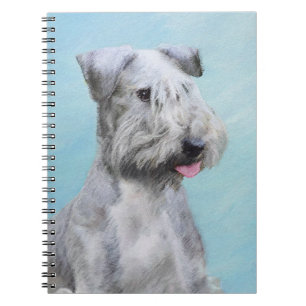 Cuaderno Pintura de Cesky Terrier - Arte de Perro Original.