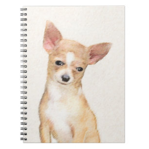 Cuaderno Pintura de Chihuahua - Arte Perro Original.