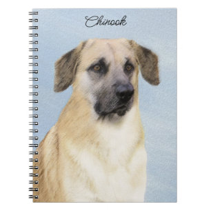 Cuaderno Pintura de Chinook (Orejas caídas) - Arte Perro Or