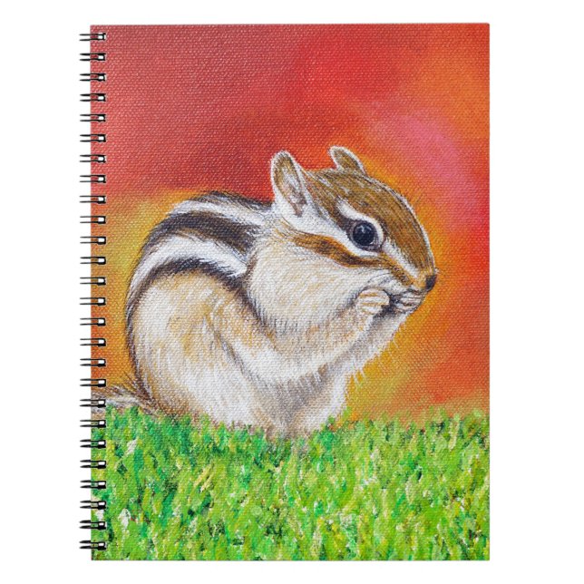 Cuaderno Pintura de Chipmunk (Frente)