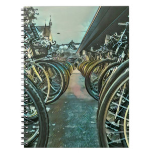 Cuaderno Pintura de ciclismo de época