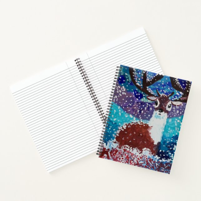 Cuaderno Pintura de ciervos (Interior)