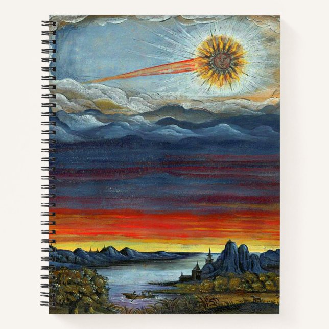 Cuaderno pintura de cometa impresa (Anverso)