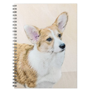 Cuaderno Pintura de Corgi galés de Pembroke - Arte Perro Or