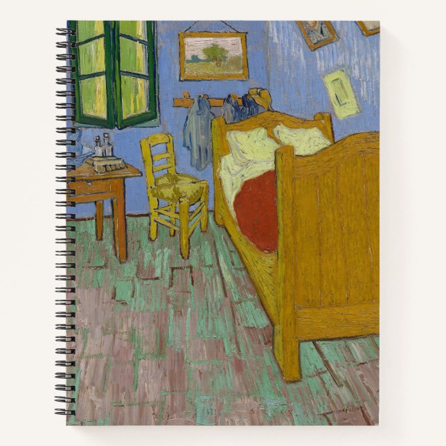 Cuaderno Pintura de dormitorio Vincent Van Gogh (Anverso)