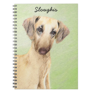 Cuaderno Pintura de eslúpulos - Arte de perro original lind