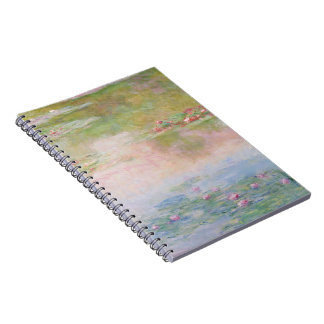 Cuaderno Pintura de estanque de almohadilla de lirio de flo