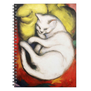 Cuaderno Pintura de gato blanco de Franz Marc