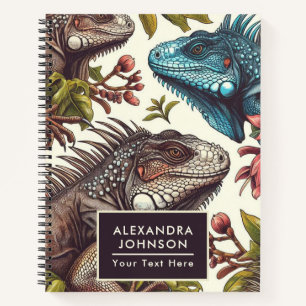 Cuaderno Pintura de Iguana sin foco