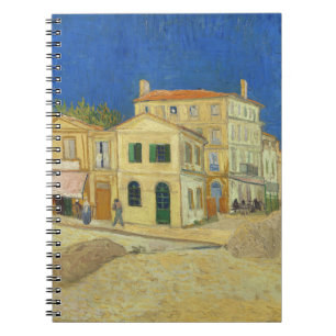 Cuaderno Pintura de la Casa Amarilla con Cielo Azul de Van