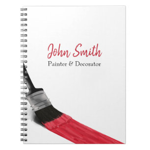 Cuaderno Pintura de la empresa de servicios de pintores Bru