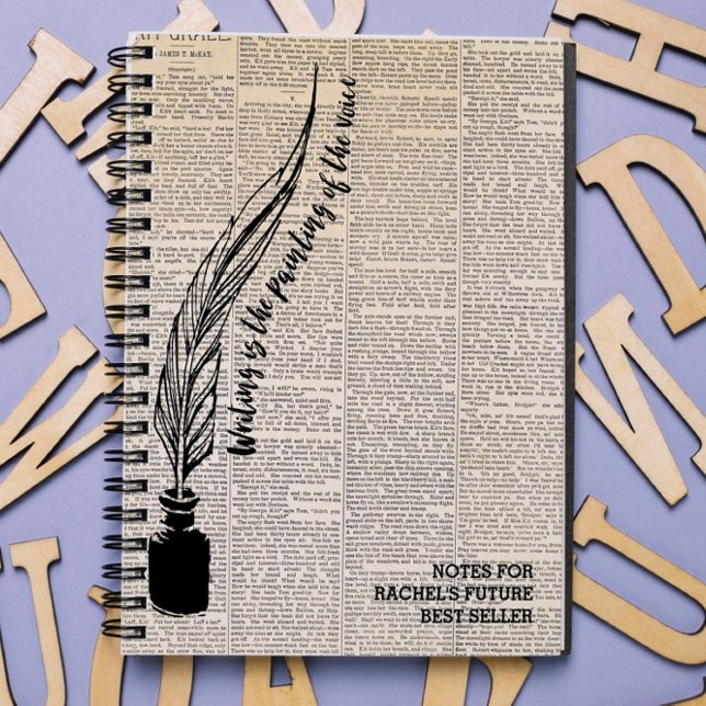 Cuaderno Pintura de la voz - Escritores de citas de Voltair (This inspiring and stylish journal makes the ultimate gift for aspiring and accomplished writers. )