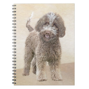 Cuaderno Pintura de Lagotto Romagnolo - Arte de perro origi