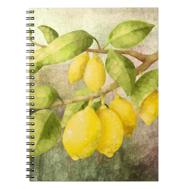 Cuaderno Pintura de lémones (Frente)