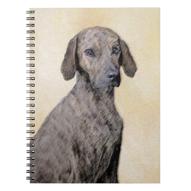 Cuaderno Pintura de lott - Arte de perro original lindo (Frente)