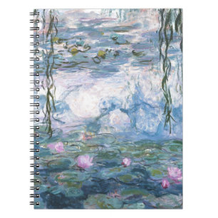 Cuaderno Pintura de nenúfares impresionistas de Claude Mone