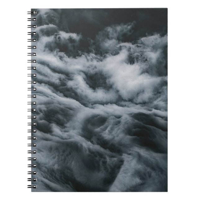 Cuaderno Pintura de nubes grises (Frente)