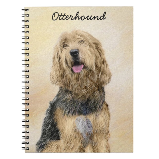 Cuaderno Pintura de otros lugares - Arte de perros original (Frente)
